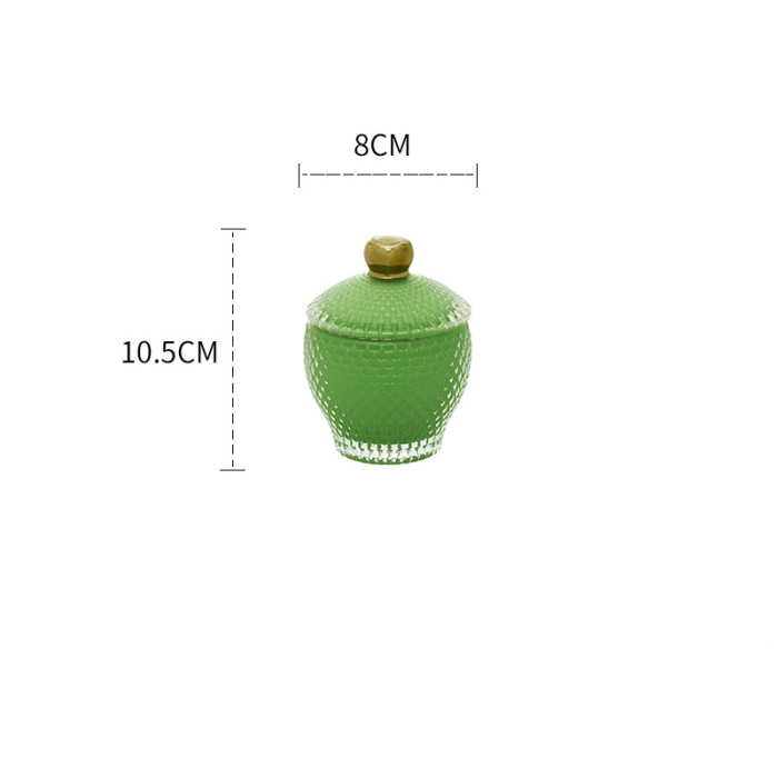 Aromatherapy candle jar ornaments retro glass storage jar 48
