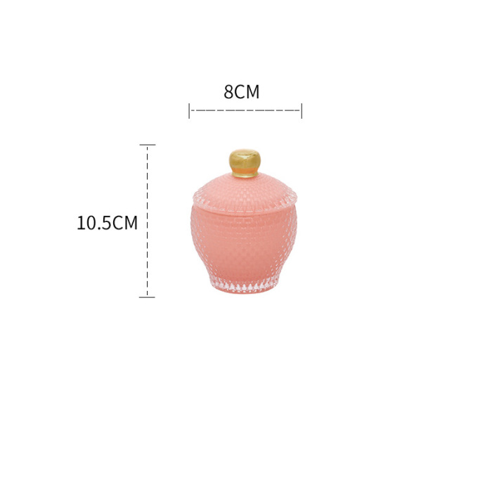 Aromatherapy candle jar ornaments retro glass storage jar 51
