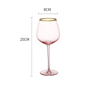 Clear glass wine glass crystal champagne glass 27
