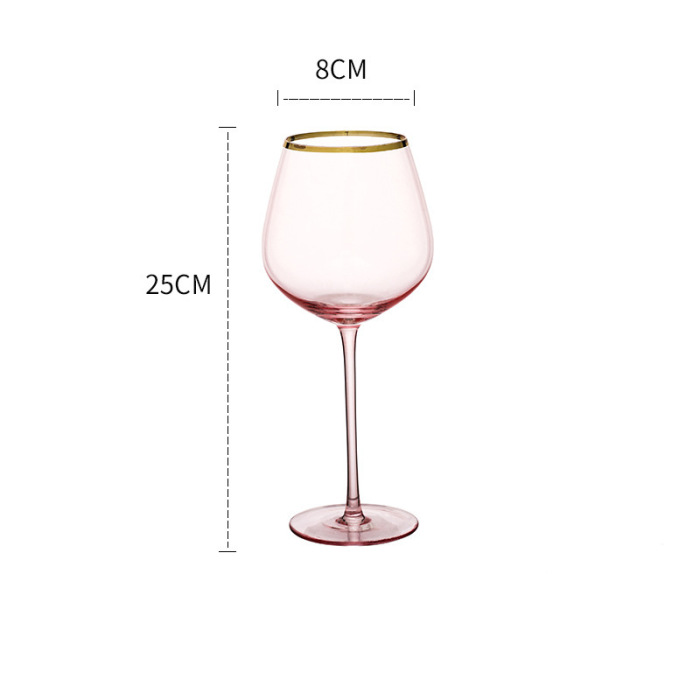 Clear glass wine glass crystal champagne glass 27
