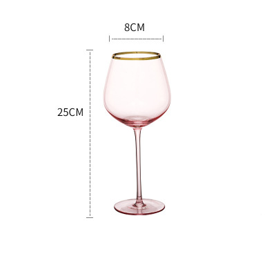 Clear glass wine glass crystal champagne glass 27