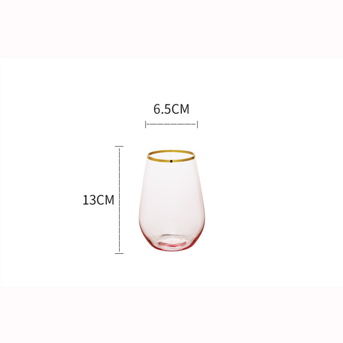 Clear glass wine glass crystal champagne glass 29