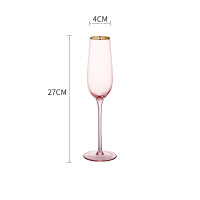 Clear glass wine glass crystal champagne glass 30