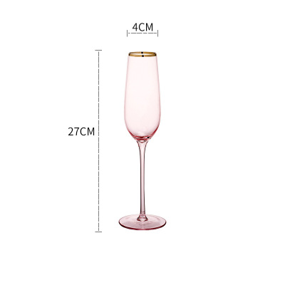 Clear glass wine glass crystal champagne glass 30