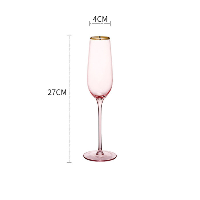Clear glass wine glass crystal champagne glass 30