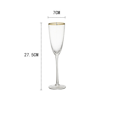 Crystal glass champagne wine cup 35