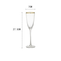 Crystal glass champagne wine cup 35