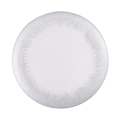 Crystal glass dinner plate macaron dessert fruit platter 7