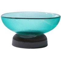 Crystal glass high-foot colorful high-foot fruit plate 11