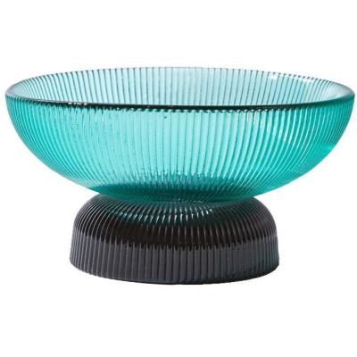 Crystal glass high-foot colorful high-foot fruit plate 11