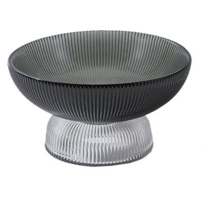 Crystal glass high-foot colorful high-foot fruit plate 12