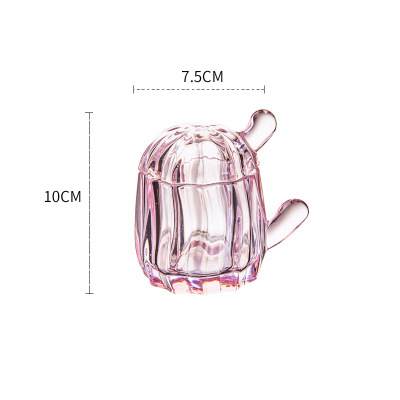 Home glass candle tray storage jar ornaments 54